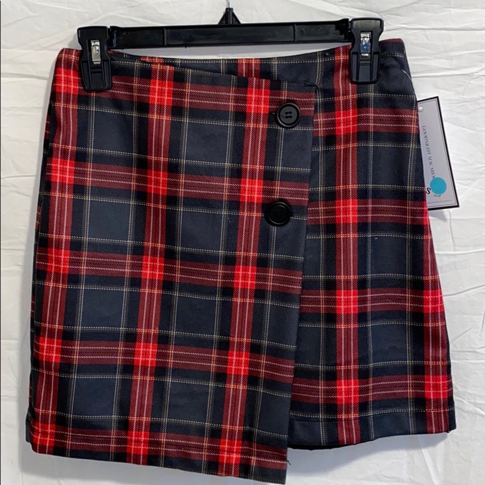 Goodnight Macaroon plaid skirt